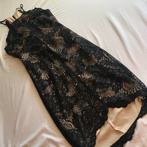 🖤🖤BLACK AND TAN BODY TIGHT DRESS🖤🖤